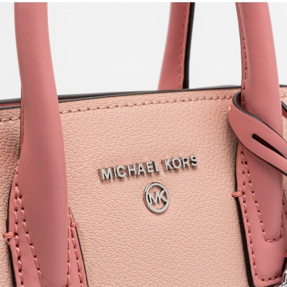 New Michael Kors Avril Small Top- Zip Satchel Primrose -multi - Picture 3 of 5